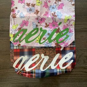 2 aerie bags & 2 others!